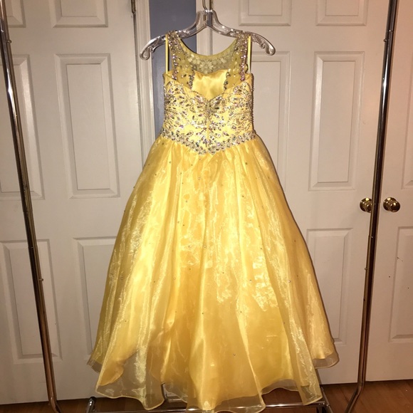yellow dress size 8
